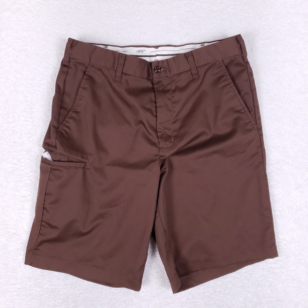 WearGuard Work Shorts Mens 34 Utility Cargo Uniform Brown Gorpcore